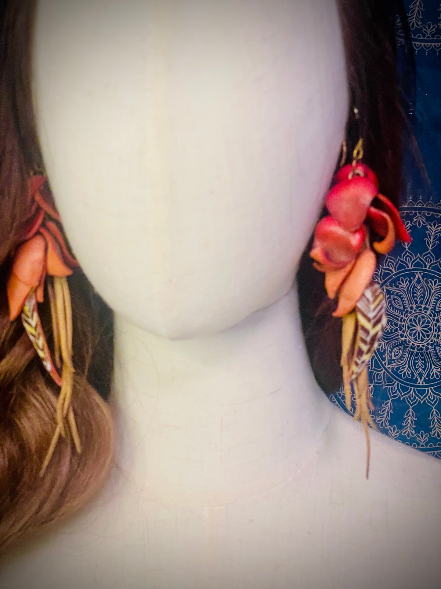 Handmade Leather Earrings